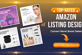 design product listing images, infographics design, conversion specialist