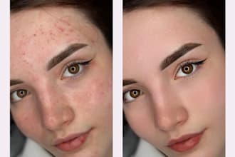 professionally retouch beauty portraits naturally