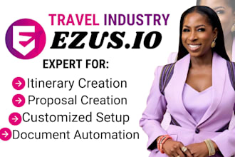setup ezus travel crm ezus itineraries travel automation ezus trip planning ezus