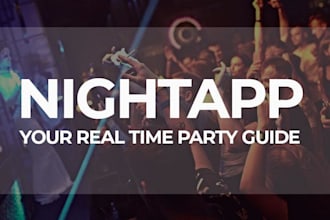 develop city tour app, nightlife app, nightparty app, ticket booking app