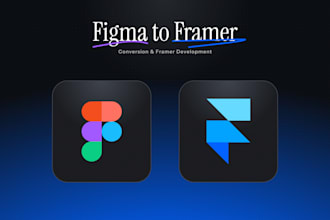 do figma to framer and responsive framer development