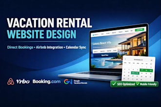 vacation rental website str direct booking website short term rental website