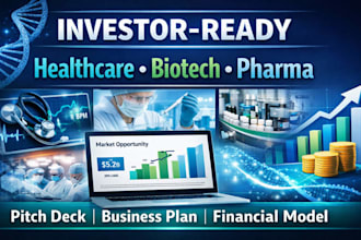 design investor ready healthcare blotech and pharma setup