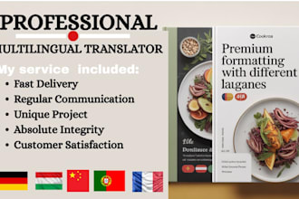 do professional multilingual official document translation article translation