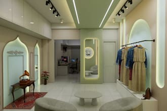 recreate classics clothing store interior, 3d commercial cgi render, liquor shop