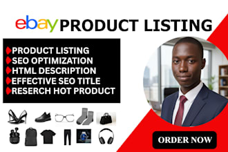 optimize ebay listing SEO promotion variations with product research