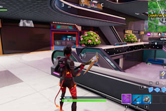 develop complete fortnite uefn map, red vs blue, 1v1 gun game, boxfight map, 8v8