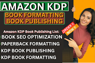 publish book on amazon kindle KDP, book formatting, amazon KDP book publishing