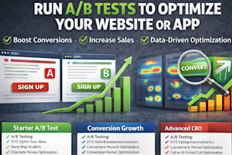 run a b tests to optimize your website or app for better conversions