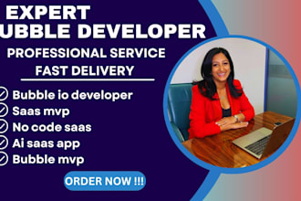 design and build a scalable bubble io saas mvp with ai and automation