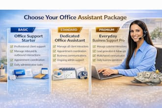be your dedicated office assistant for customer support and business operations