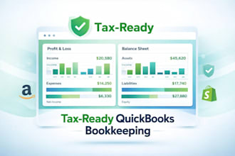 prepare tax ready quickbooks bookkeeping for ecommerce sellers