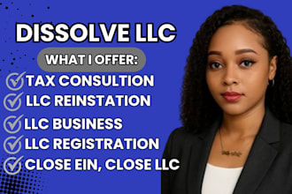 register or dissolve us llc, file ein, itin, s corp and c corp legally