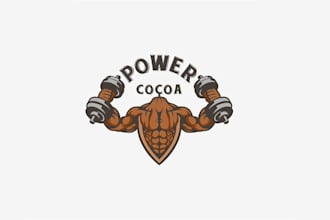 design revolutionary hot cocoa product logo
