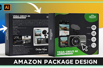 design amazon box packaging and product packaging box design