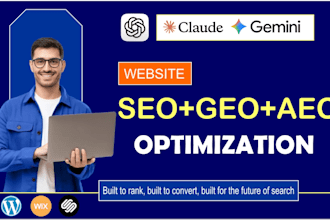 do onpage technical website SEO GEO aeo service for wordpress, squarespace, wix