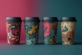 custom coffee packaging, bag, label and pouch design
