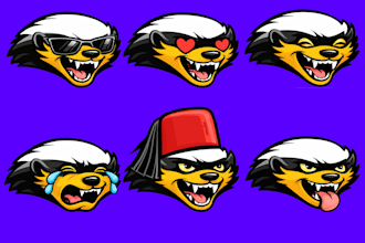 draw custom twitch emotes animated emotes chibi emotes discord emoji