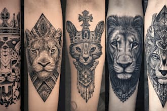 design professional tattoo and custom tattoo