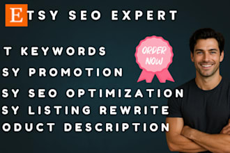 rewrite etsy listing,  rewrite etsy titles and etsy seo optimization