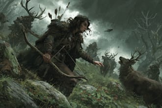 draw fantasy illustrations, concept art, and card game art