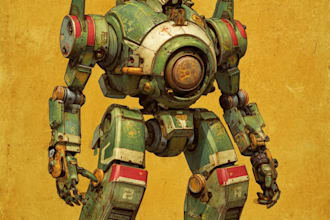 make custom robot mecha art