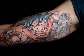 make anime tattoo design