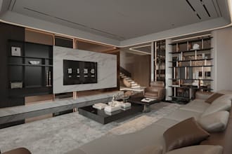 do realistic 3d interior rendering