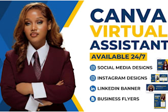 be canva virtual assistant instagram assistant social media designer canva pro