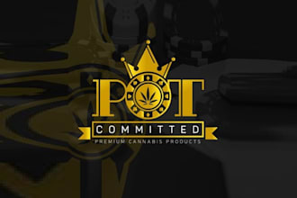 make traditional e sports game and pot committed logo