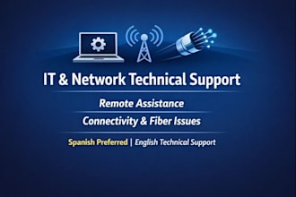 provide network and telecommunications technical support