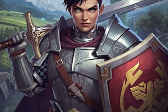 illustrate your ttrpg oc, vtm, fantasy, dnd character art