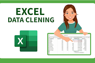 do excel data cleaning, deduplication, and error fixing