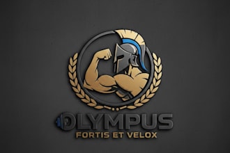 design a professional fitness and gym logo for your brand