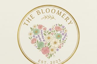 design a beautiful and  professional florist logo