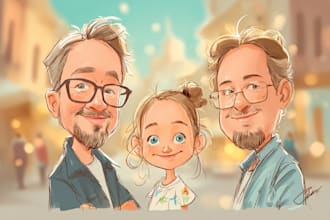 design a smirky cartoon caricature for you