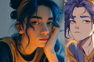 do an anime or comic character