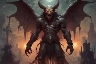 fantasy horror and fantasy horror character
