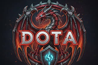 design a professional dota gaming logo
