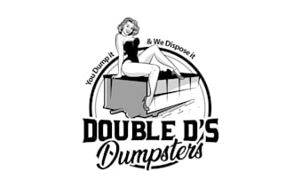 design roll off dumpster appealing company logo