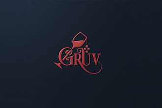 design modern wine bar logo
