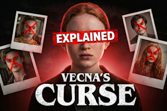 create a viral stranger things style thumbnail