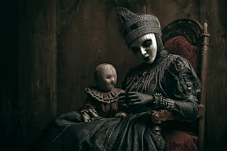 draw dark art illustration