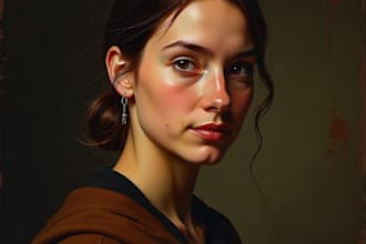 paint you a digital oil painting portrait