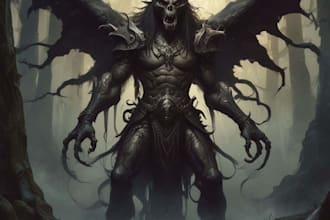 create dark fantasy and horror characters