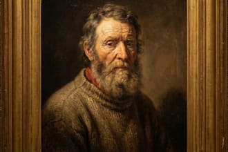design royal oil painting portrait digitally
