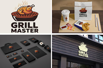 create a complete and professional restaurant branding