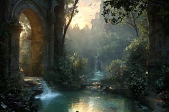 environment concept art landscape design