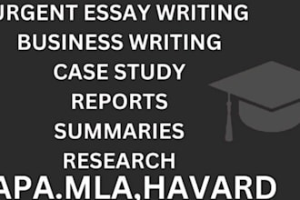 help you to write assignments, case studies and internship reports, apa papers