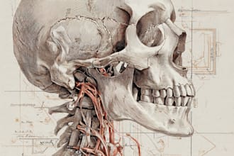 draw anatomy and medical science illustration